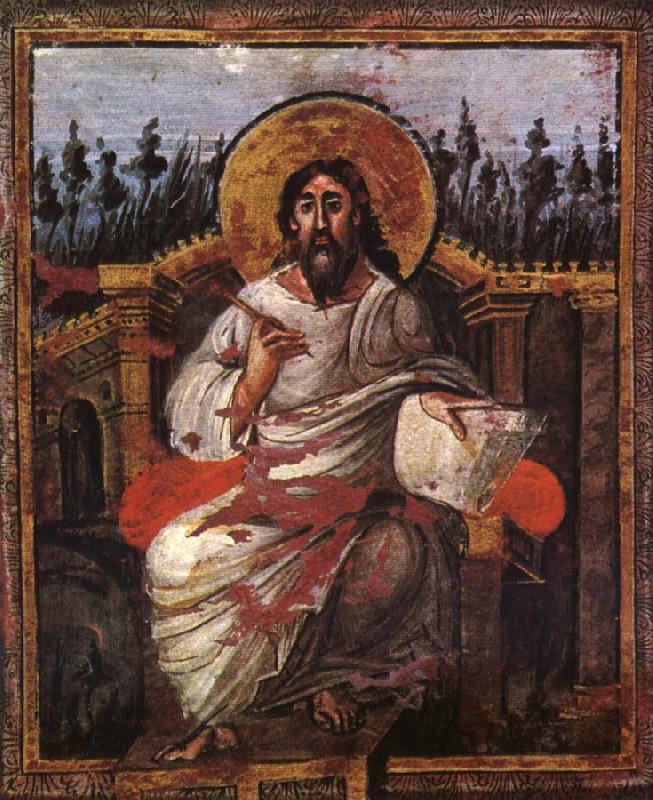 The Saint Johannes, from the Kroningsevangeliarium, unknow artist